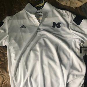 Michigan Athletic Polo Golf Shirt (L)